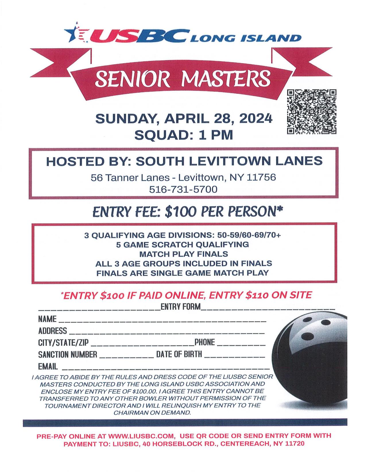 LIUSBC Senior Masters Tournament