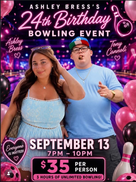 Come Celebrate Ashley Bress's 24th Birthday! 9.13.26 7:00PM