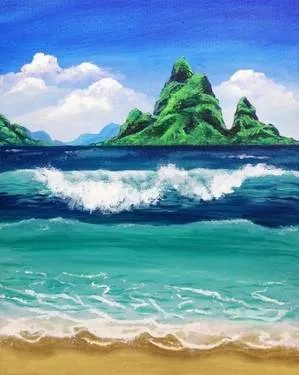 Join Us for a PaintNite Event, June 21st at 7PM - The Ocean Calls Me