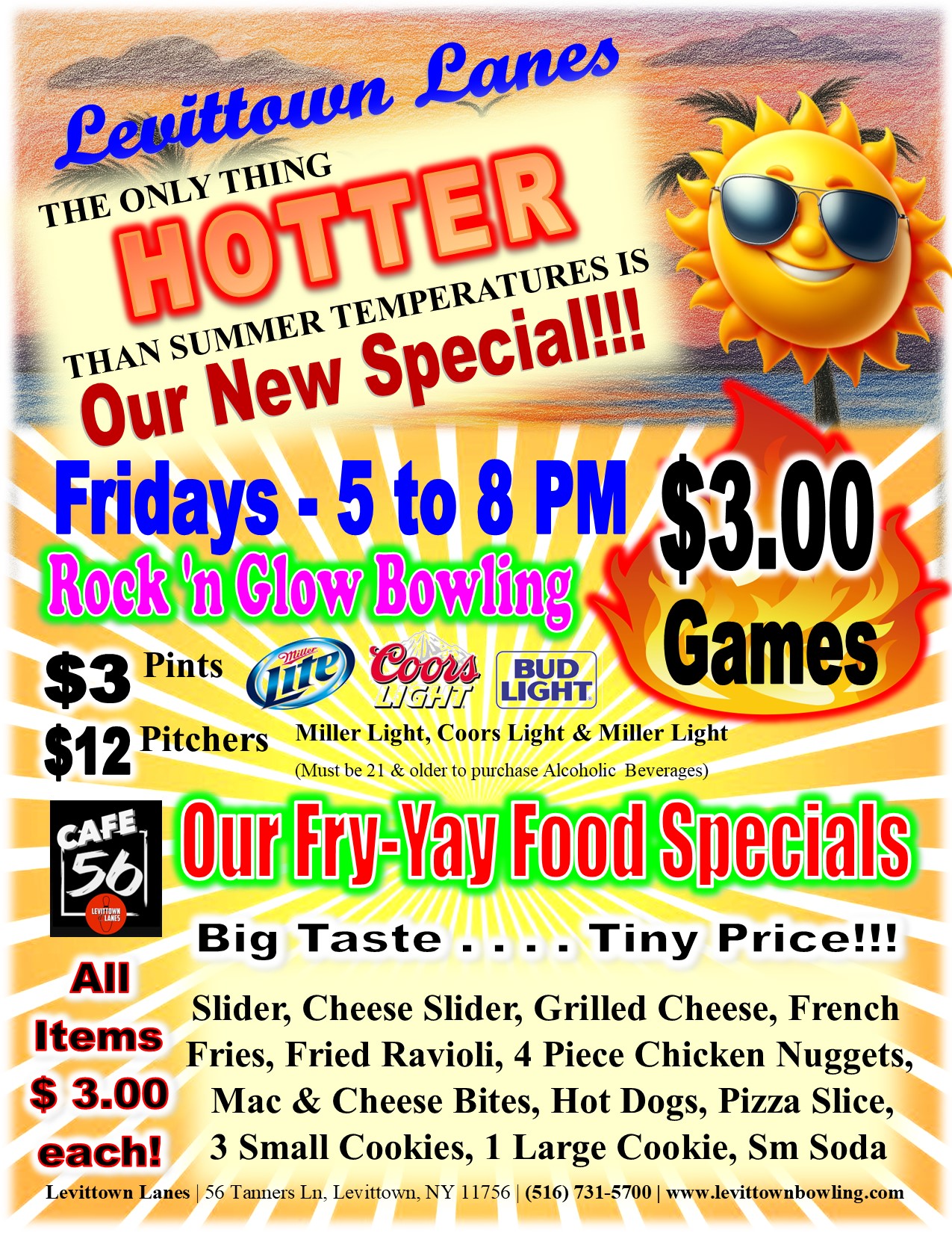 Our NEW Friday Night Game Special