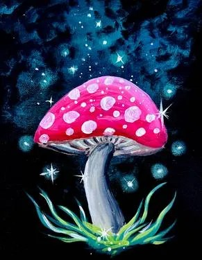 Join us for a Paint Nite Event, Feb 1st, at 7PM - My Magic Mushroom