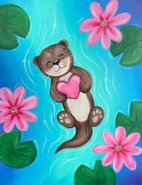 Join us for a Paint Nite Event, Apr 3rd at 7:00 PM - Whole L'Otter Love 4U